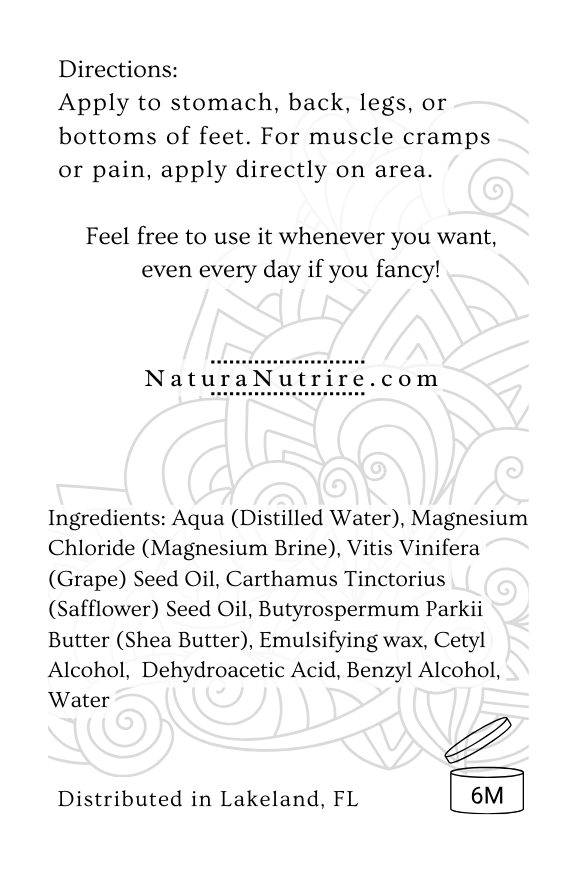 Zen Magnesium Lotion (Unscented) | Natural Calm for Sensitive Skin