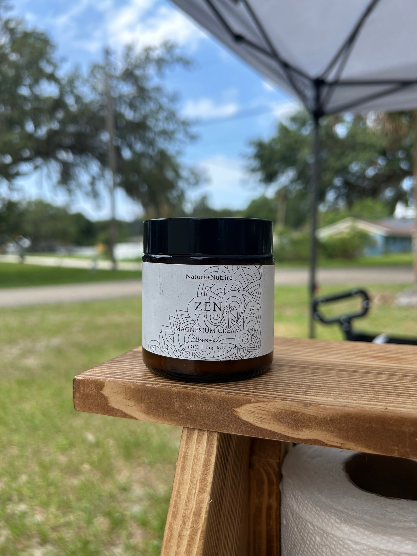 Zen Magnesium Cream (Unscented) | Calming Fragrance-Free Skin Relief