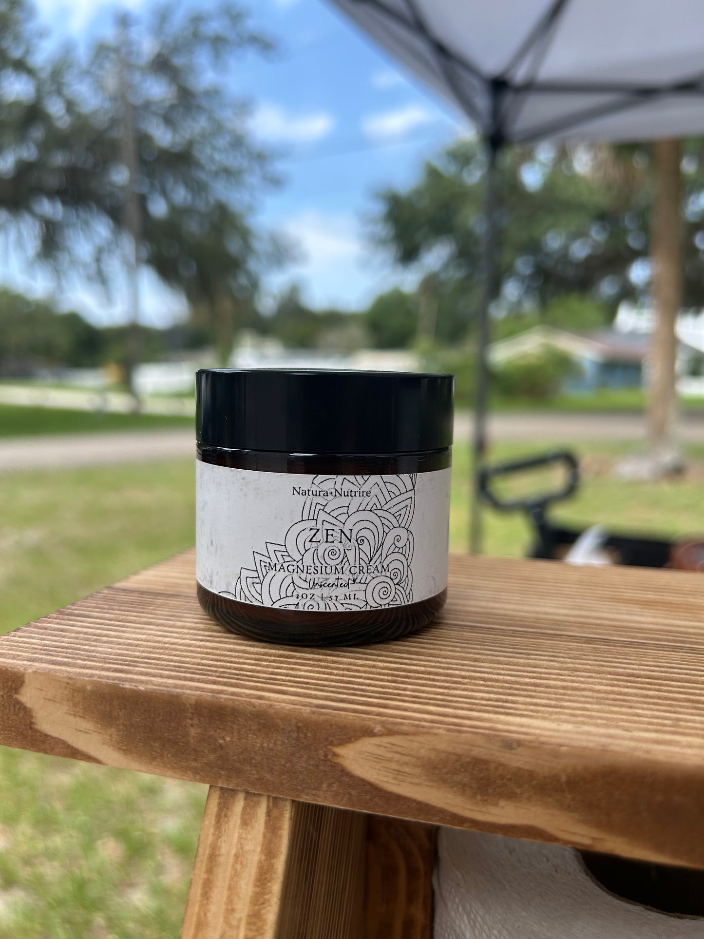 Zen Magnesium Cream (Unscented) | Calming Fragrance-Free Skin Relief