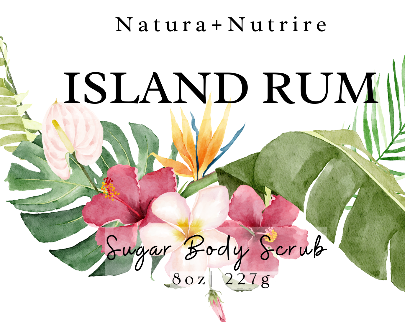 Island Rum Whipped Sugar Scrub | Detox, Glow & Hydrate Naturally