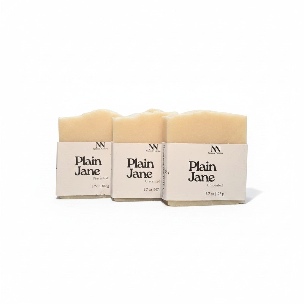 Plain Jane Handcrafted Soap (Unscented)