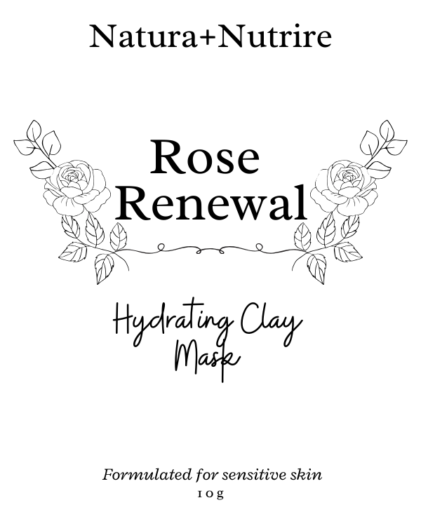 Rose Renewal Mask - Natura Nutrire Botanical Skincare