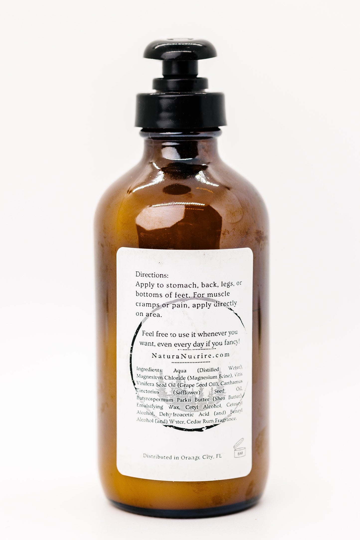 Cedar Rum Magnesium Lotion | Nourish & Relax Your Skin