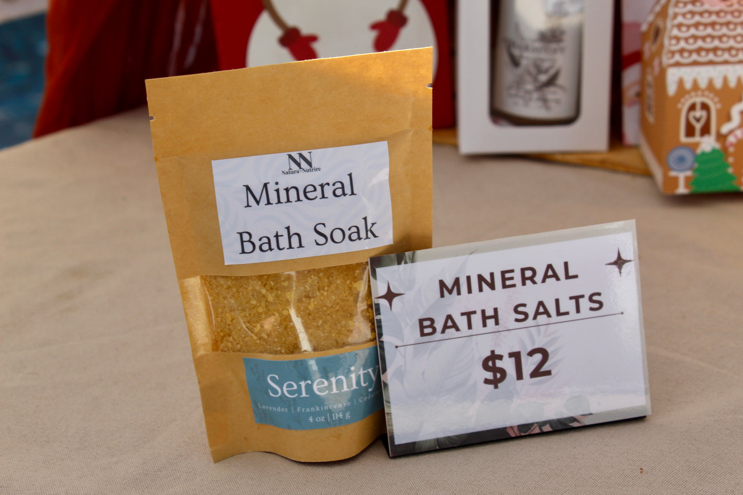 Mineral Bath Soak – Relaxing Detox & Muscle Relief | Serenity Blend
