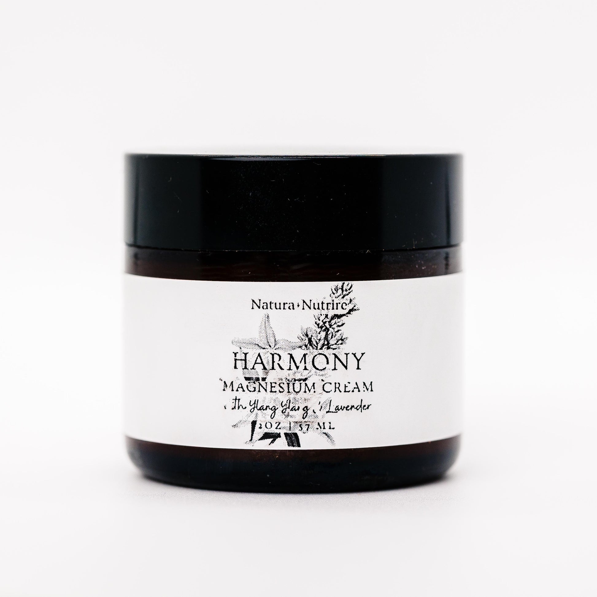 Jar of Harmony Magnesium Cream on a white background