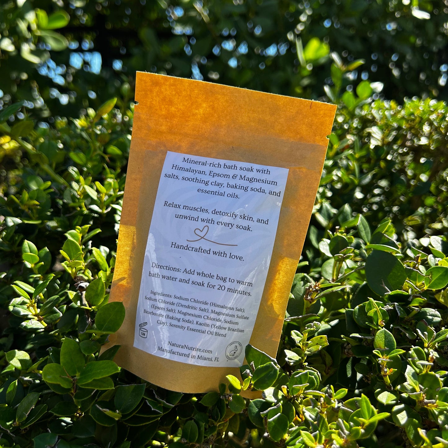 Yellow envelope with a letter attached to a tree