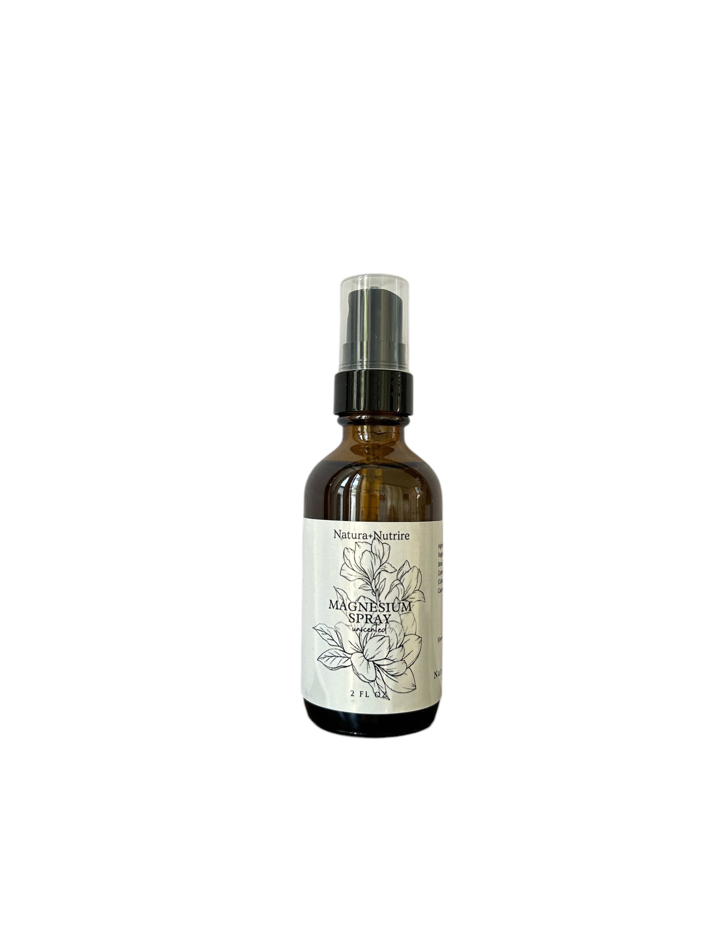 Magnesium spray on white background