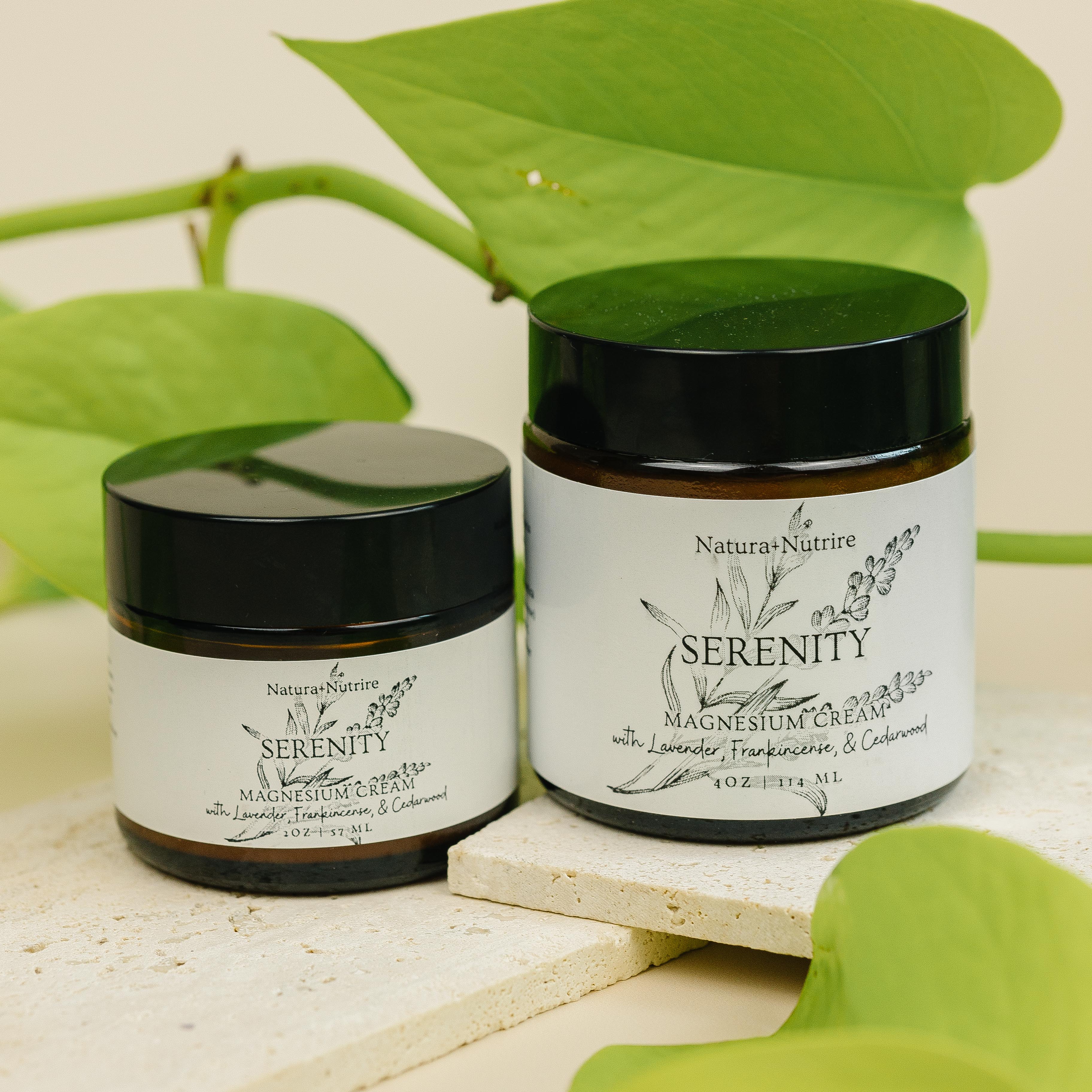Serenity Magnesium Cream | Lavender & Frankincense – Natura+