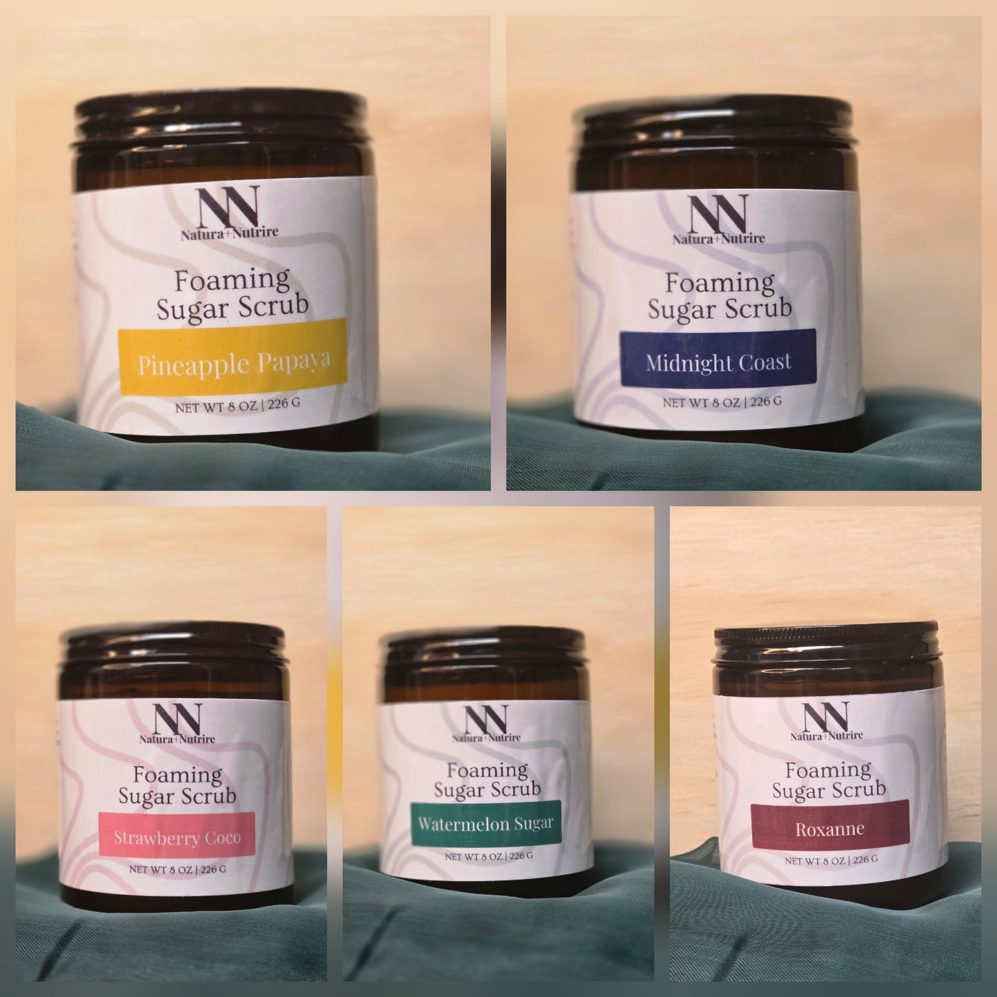 Foaming Sugar Scrub | Natural Exfoliating Body Polish