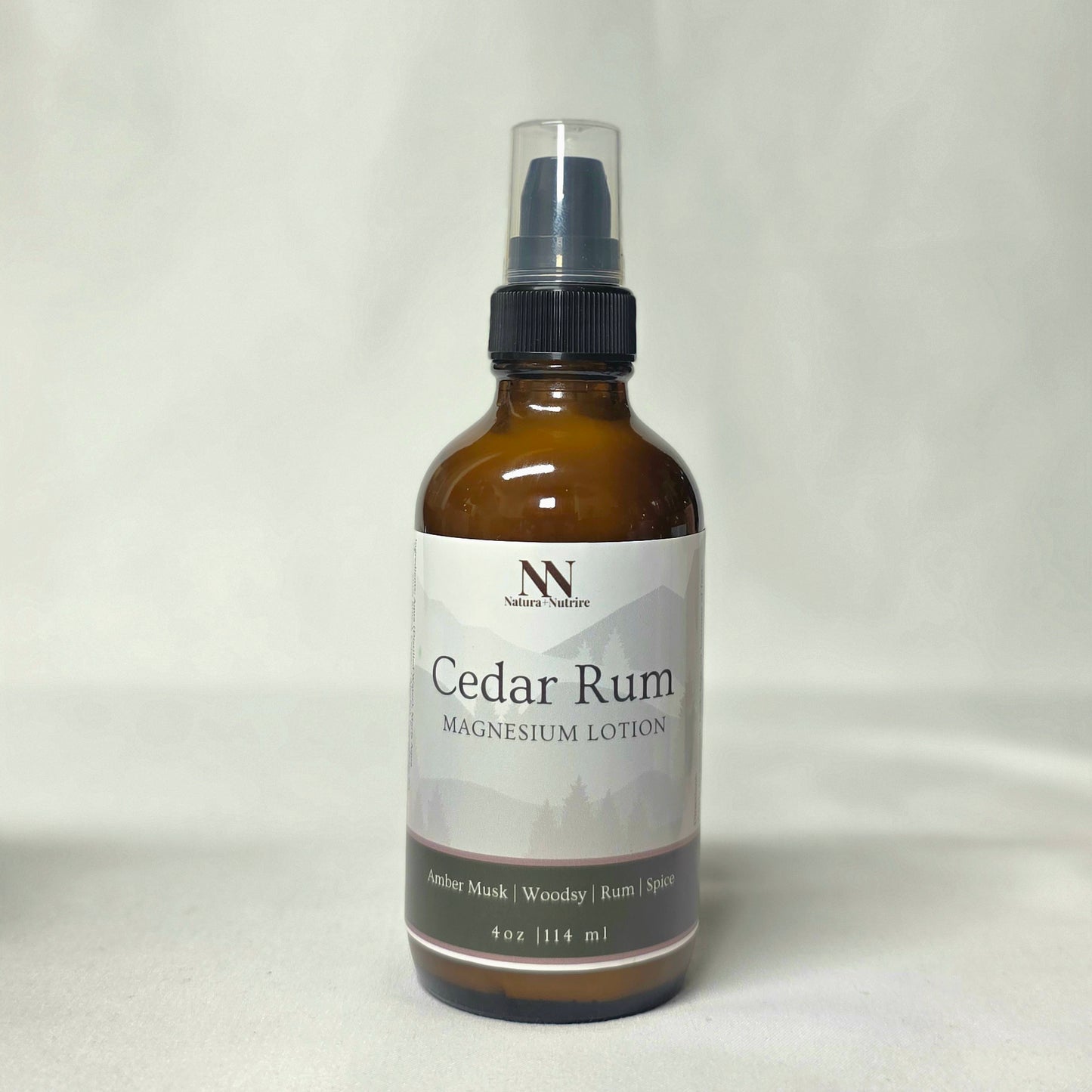 Cedar Rum Magnesium Lotion | Nourish & Relax Your Skin