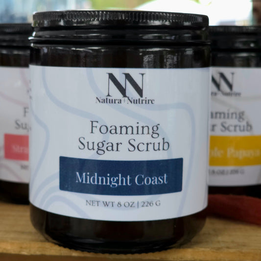 Foaming Sugar Scrub | Natural Exfoliating Body Polish