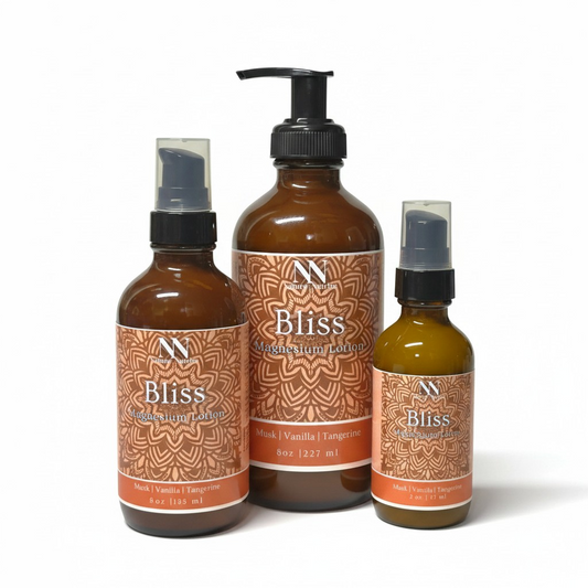 Bliss Magnesium Lotion – Vanilla Tangerine for Sleep, Relaxation & Hydration