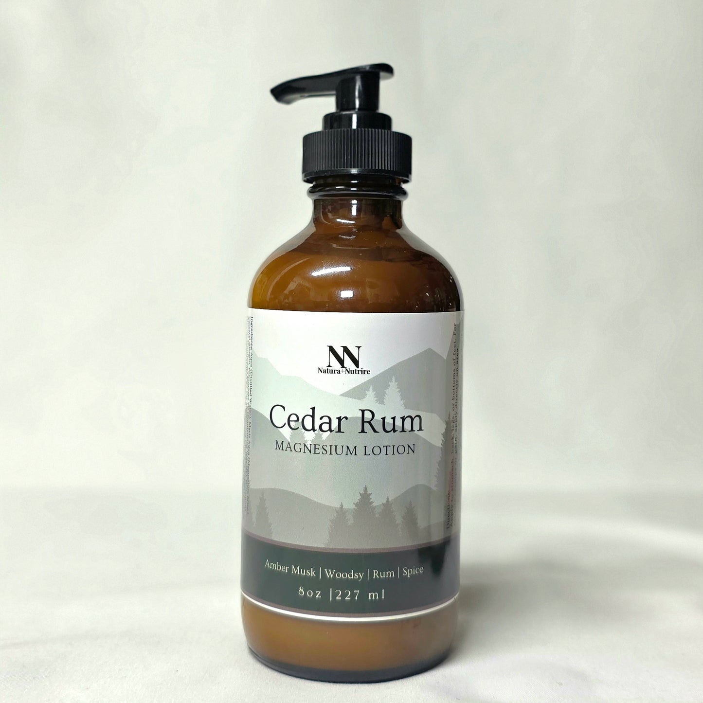 Cedar Rum Magnesium Lotion | Nourish & Relax Your Skin