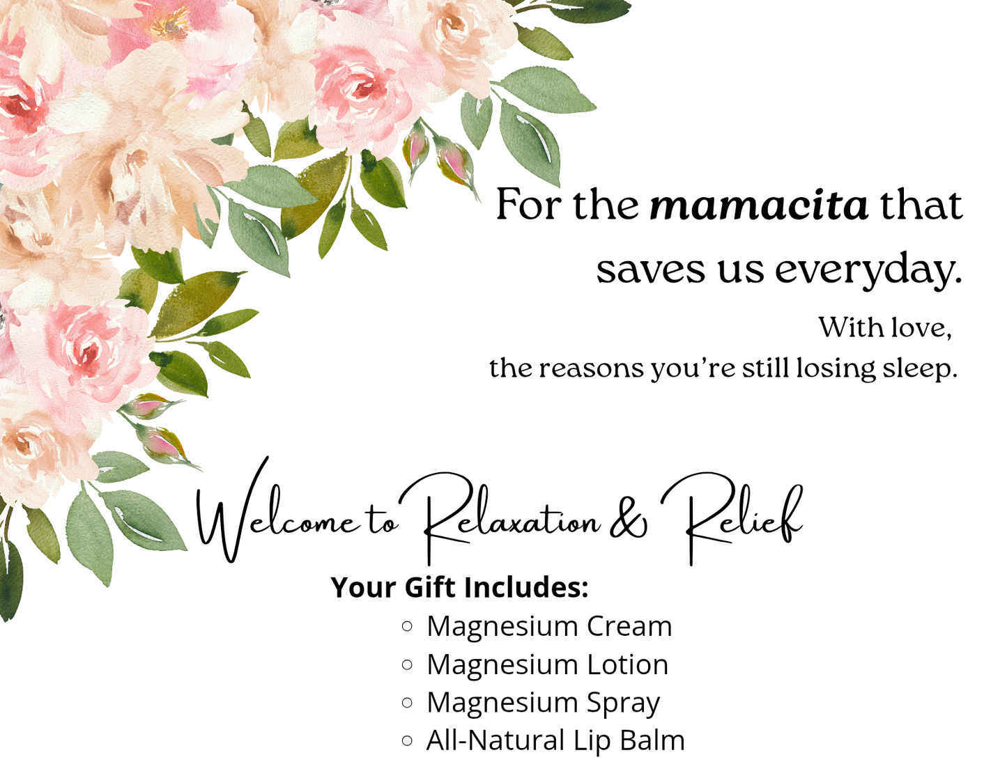 Mother's Day Magnesium Wellness Gift Set