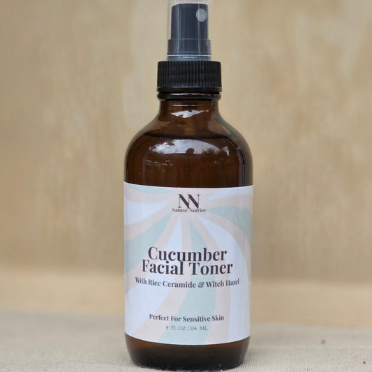 Cucumber Facial Toner with Rice Ceramides and Alchocol Free Witch Hazel